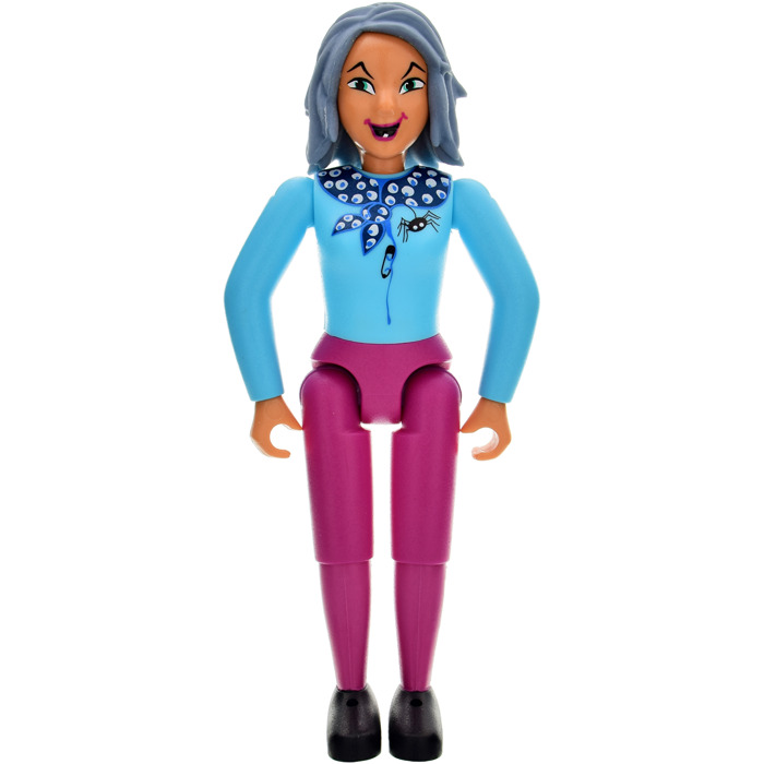 LEGO Belville Female with Sky Blue Top Minifigure