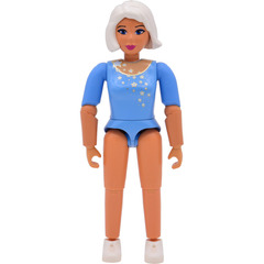 LEGO Stella with Medium Blue Top with Silver Stars Pattern Minifigure