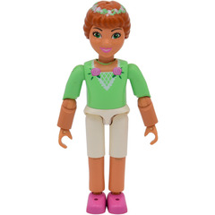LEGO Princess Flora with White Shorts & Medium Green Top with Roses Decoration Minifigure