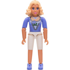 LEGO Princess Rosaline with Medium Violet Top with Rose Pattern and White Shorts Minifigure