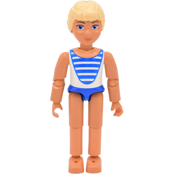 LEGO Laura with Blue & White Swimsuit Minifigure