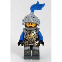 LEGO Lion Knight with Armour and 2 Sided Head (Determined/Scared) Minifigure