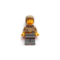 LEGO Young Peasant Minifigure with Black Eyebrows