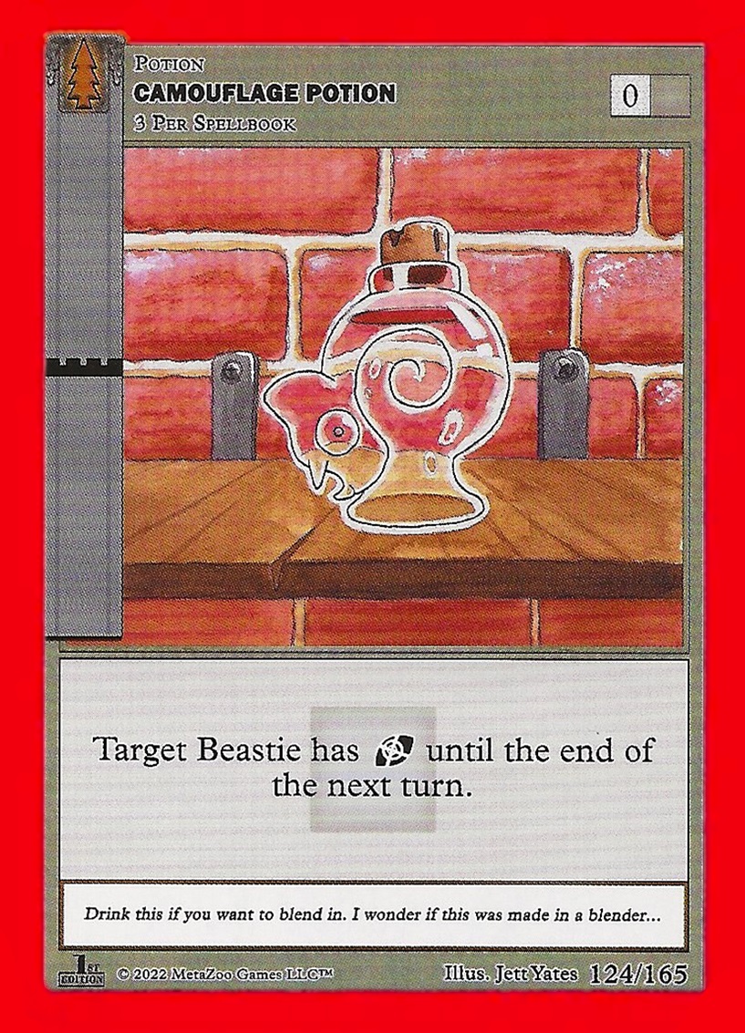 Camouflage Potion 124/165 - 1st Edition