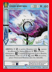 Frozen Spirit Sigil 34/165 - 1st Edition