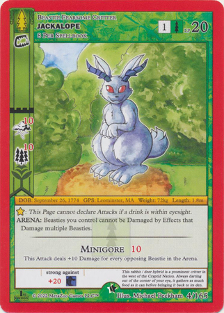 Jackalope 4/165 - 1st Edition