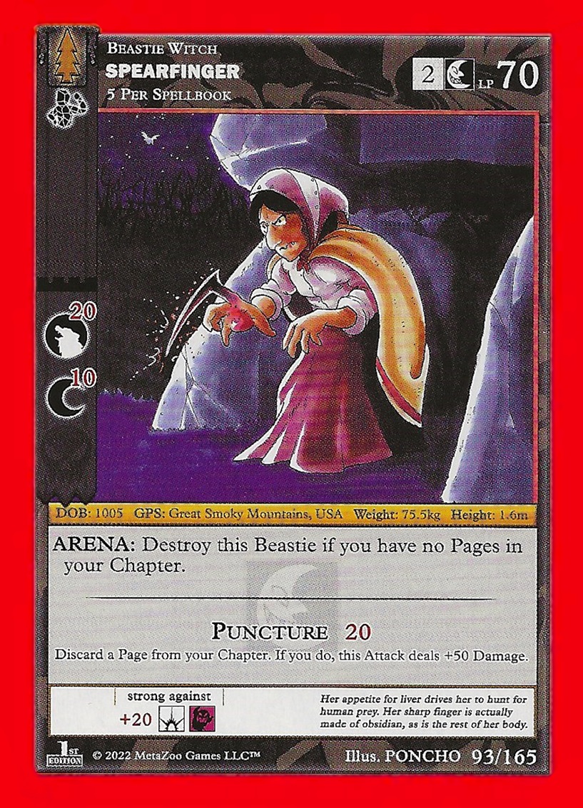 Spearfinger 93/165 - 1st Edition