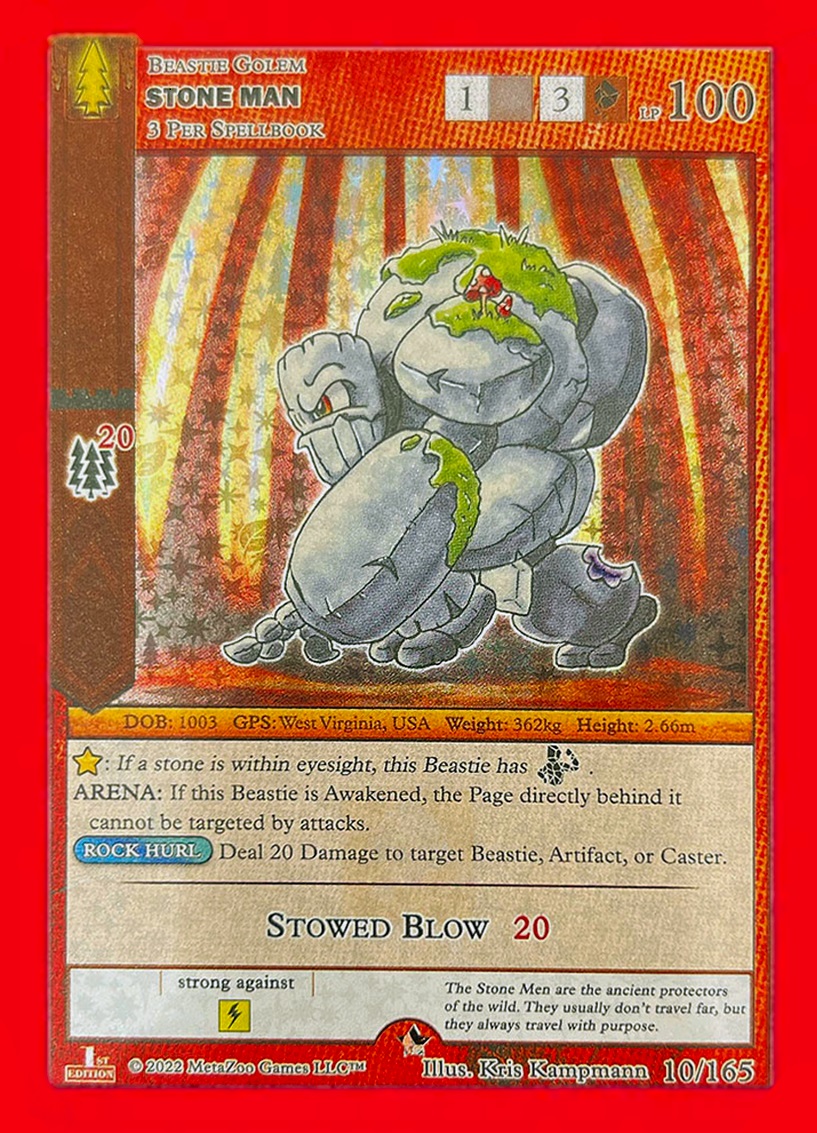 Stone Man 10/165 - 1st Edition