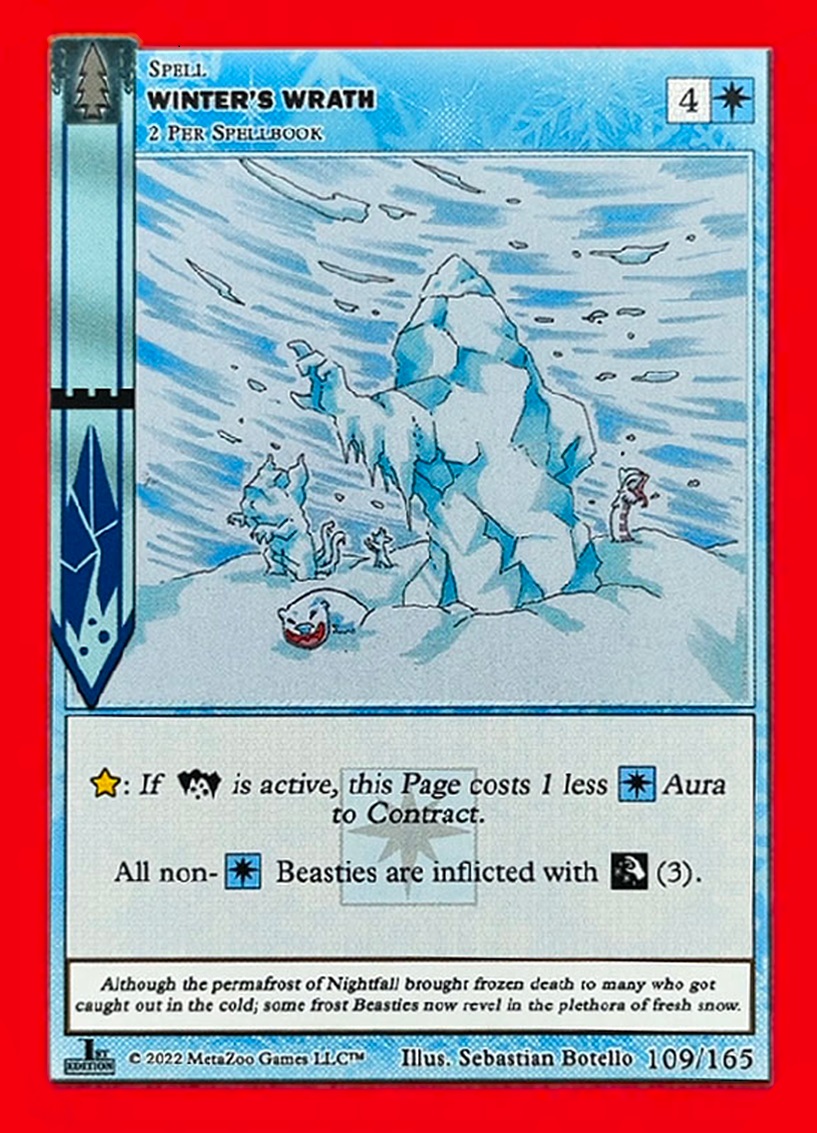 Winters Wrath 109/165 - 1st Edition