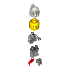 LEGO Lion Knight with Armor Minifigure