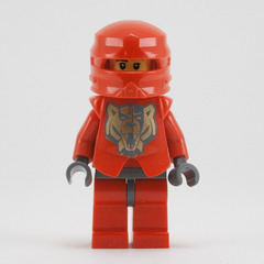 LEGO Santis with Golden Bear Head Pattern and Dark Stone Hands Minifigure
