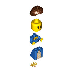 LEGO Princess in Blue Robe Minifigure