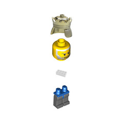 LEGO King Mathias (Blue Alternate) Minifigure