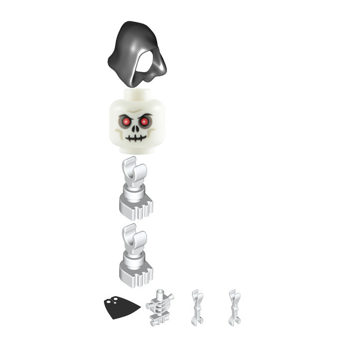 LEGO Skeleton with Cape and Hood Minifigure