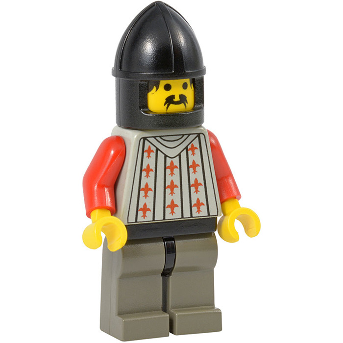 LEGO Fright Knight with black chin guard helmet Minifigure
