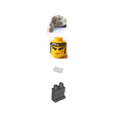 LEGO Samurai Ninja (Young) Minifigure