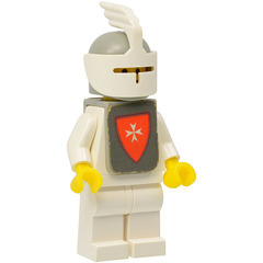 LEGO Yellow Castle Knight White Cavalry Minifigure