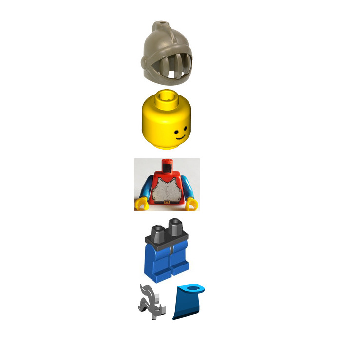 LEGO Castle Knight with White Plume Minifigure