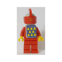 LEGO Yellow Castle Knight Red Cavalry Minifigure