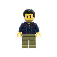 LEGO Man in Plaid Shirt Minifigure