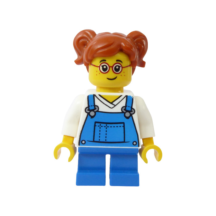LEGO Girl in Blue Overalls Minifigure