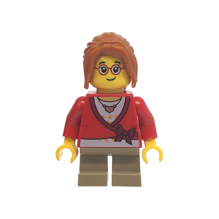 LEGO Girl in Red Sweater Minifigure