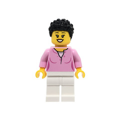 LEGO Woman in Bright Pink Shirt Minifigure
