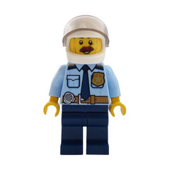LEGO Policeman Motorcyclist Minifigure
