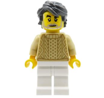 LEGO Male in Tan Sweater Minifigure