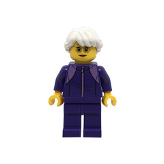 LEGO Woman in Dark Purple Tracksuit Minifigure