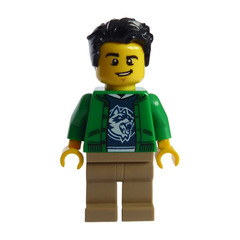 LEGO Man in Green Jacket Minifigure