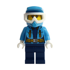 LEGO Snow Bike Driver Minifigure