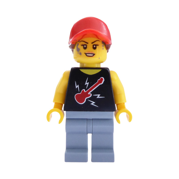 LEGO Woman in Guitar Tanktop Minifigure