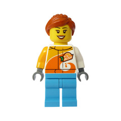 LEGO Woman with 'Vita Rush' Jacket Minifigure