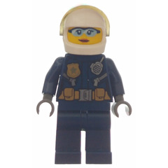 LEGO Policewoman Pilot with Safety Goggles Minifigure