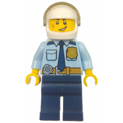 LEGO Police Officer with Helmet Minifigure