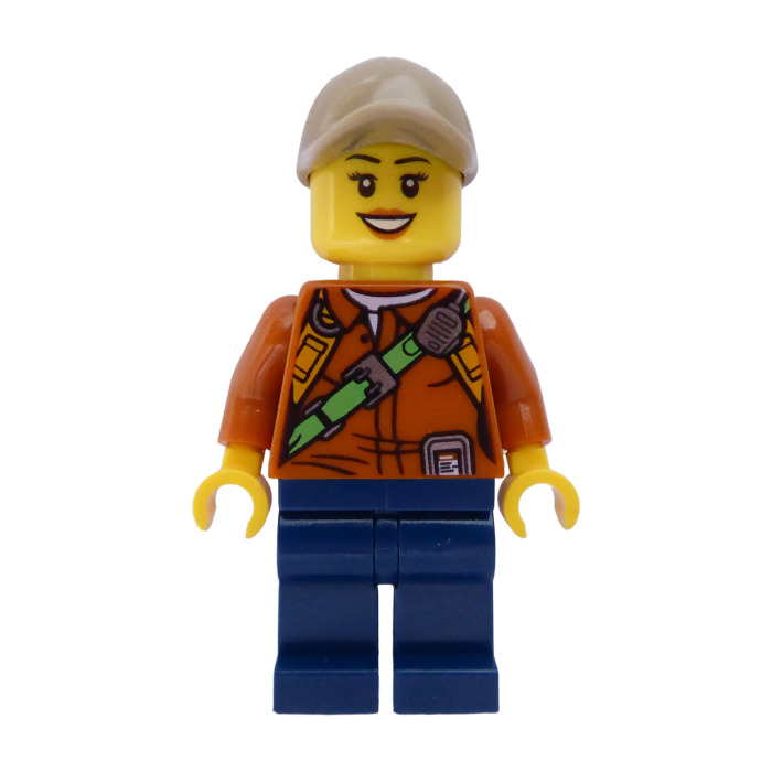 LEGO Female Explorer with Hat Minifigure