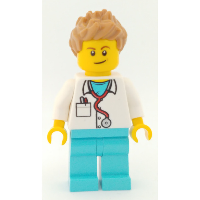 LEGO Doctor with spiked hair Minifigure