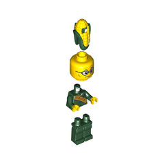 LEGO Mayor Fleck in Corn Cob Costume Minifigure