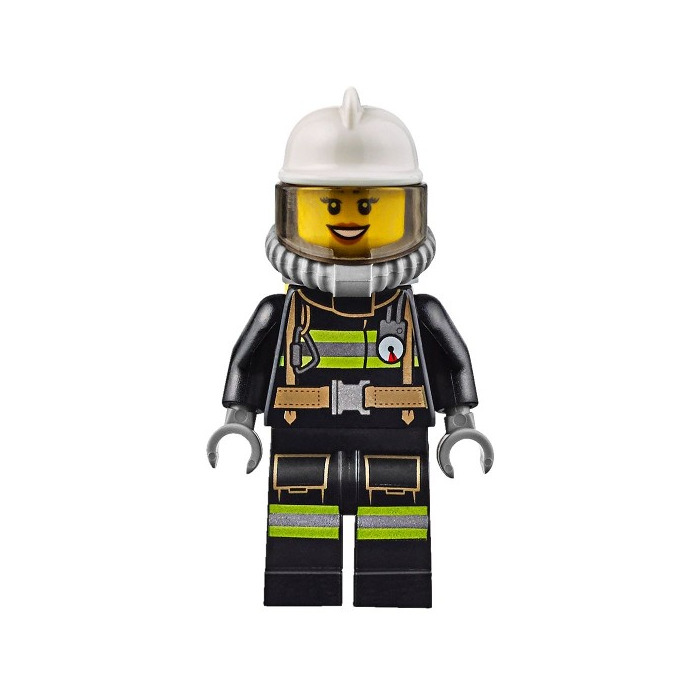 LEGO Firefighter Female with Yellow Airtanks Minifigure