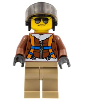 LEGO Arctic Helicrane Pilot Minifigure