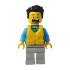 LEGO Sailor with Life Jacket Minifigure
