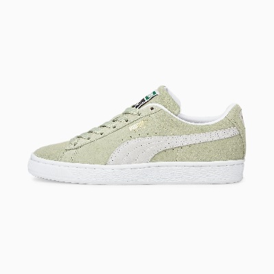 Puma - Suede Classic XXI Womens Sneakers - Spring Moss-Puma White