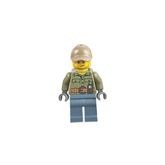LEGO Volcano Explorer - Male, Shirt with Belt and Radio Minifigure