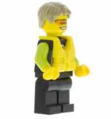 LEGO Kayaker Minifigure