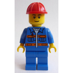 LEGO Road Worker Minifigure