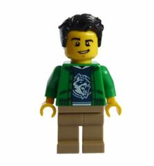 LEGO Man with Green Jacket Minifigure