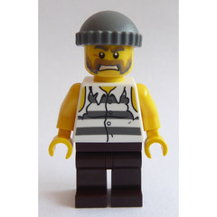 LEGO Prisoner with Ripped-Off Sleeves Minifigure