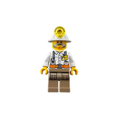 LEGO Mine Chief Minifigure