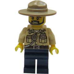 LEGO Swamp Police Officer Minifigure with Black Beard
